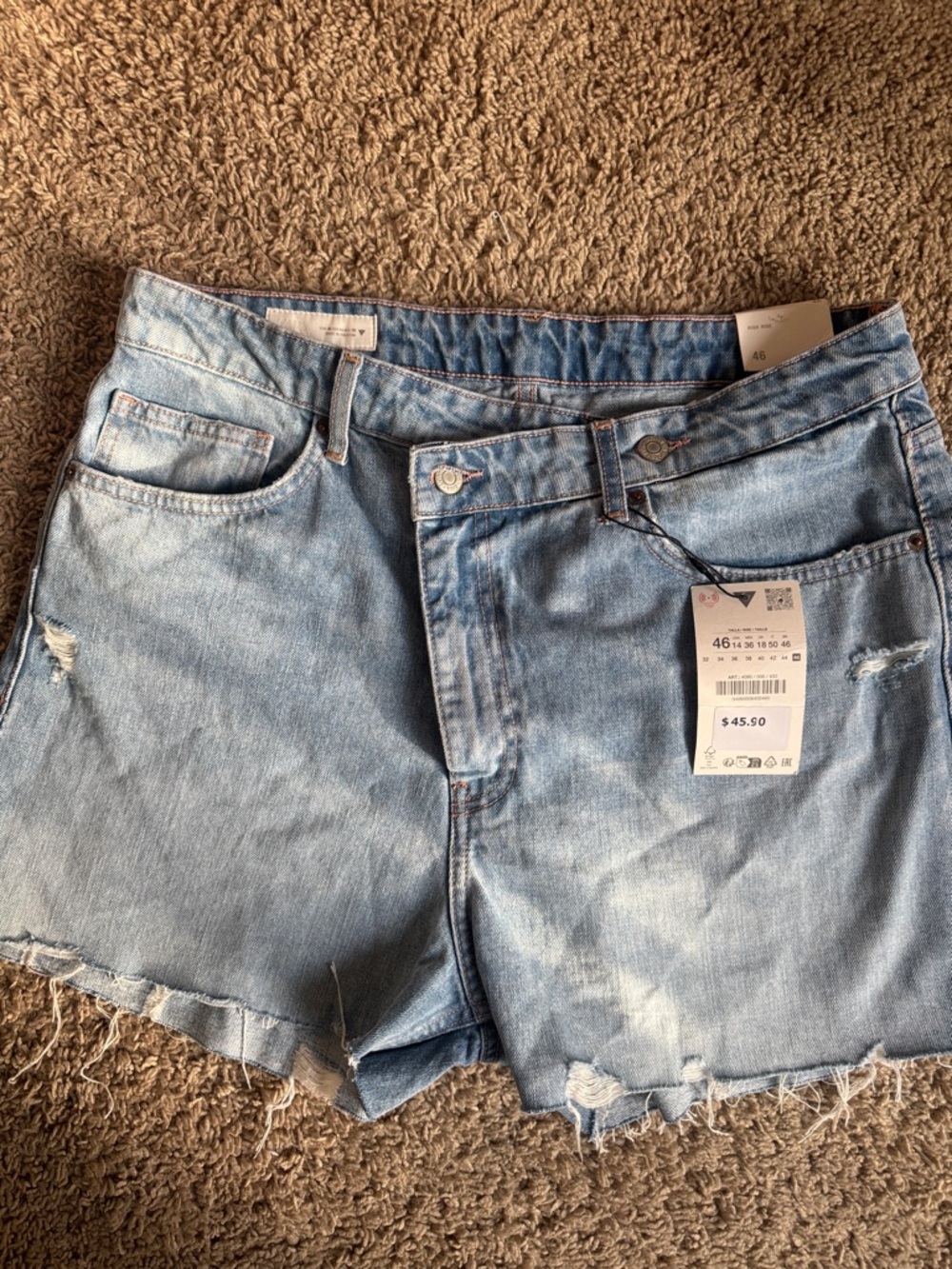 Zara denim shorts